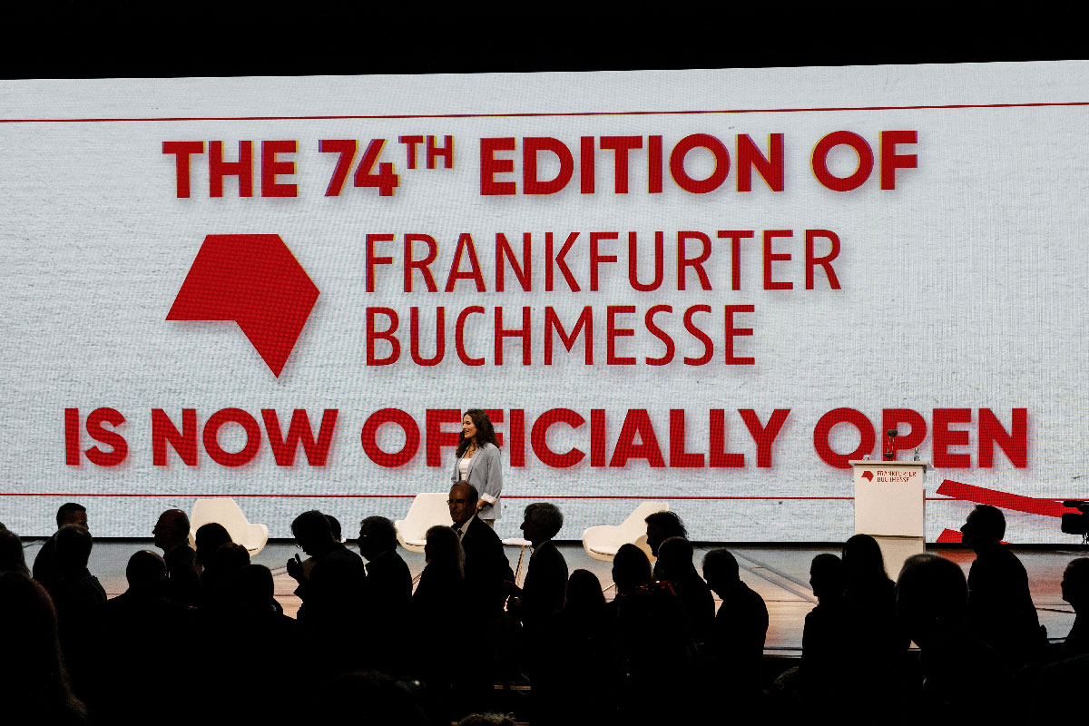4311 75344 Eroeffnungsfeier CMF Harmonie 2022 - Was der Hesse sagt - Frankfurter Buchmesse 2022 - Kultur