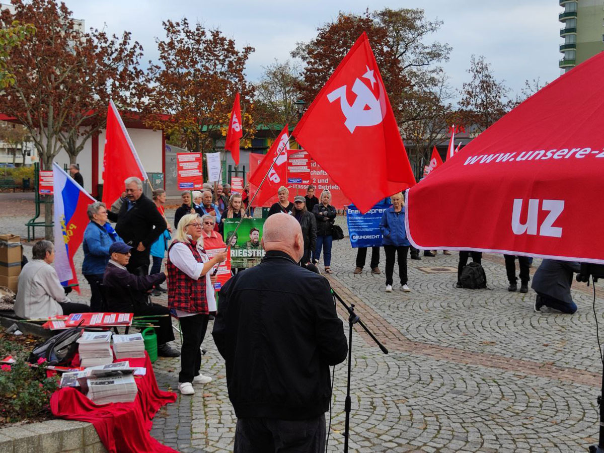 photo 2022 10 29 18 14 13 - Druschba - Freundschaft - DKP, Energiepreise, Friedenskampf, Kriege und Konflikte, Soziale Kämpfe - Blog, DKP in Aktion