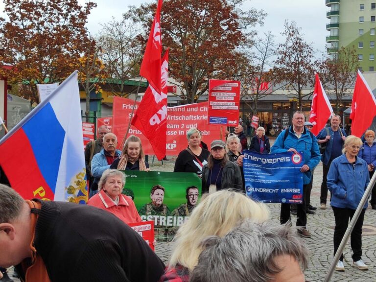 4408 Schwedt - Druschba – Freundschaft! - Demonstration, DKP, Soziale Kämpfe - Blog