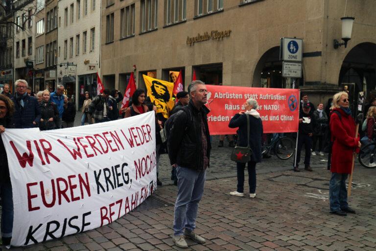 450503 bildmeldung - Treffen der G7-Außenminister in Münster - Willi van Ooyen - Willi van Ooyen