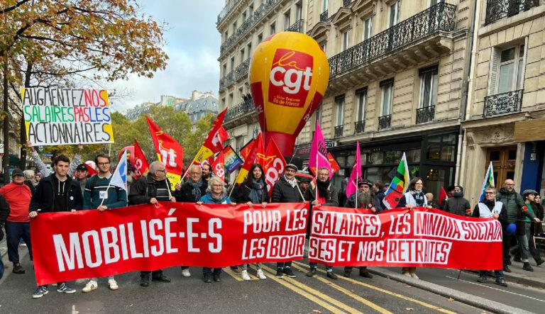 460703 CGT - Generalstreik am 10. November - Frankreich - Frankreich