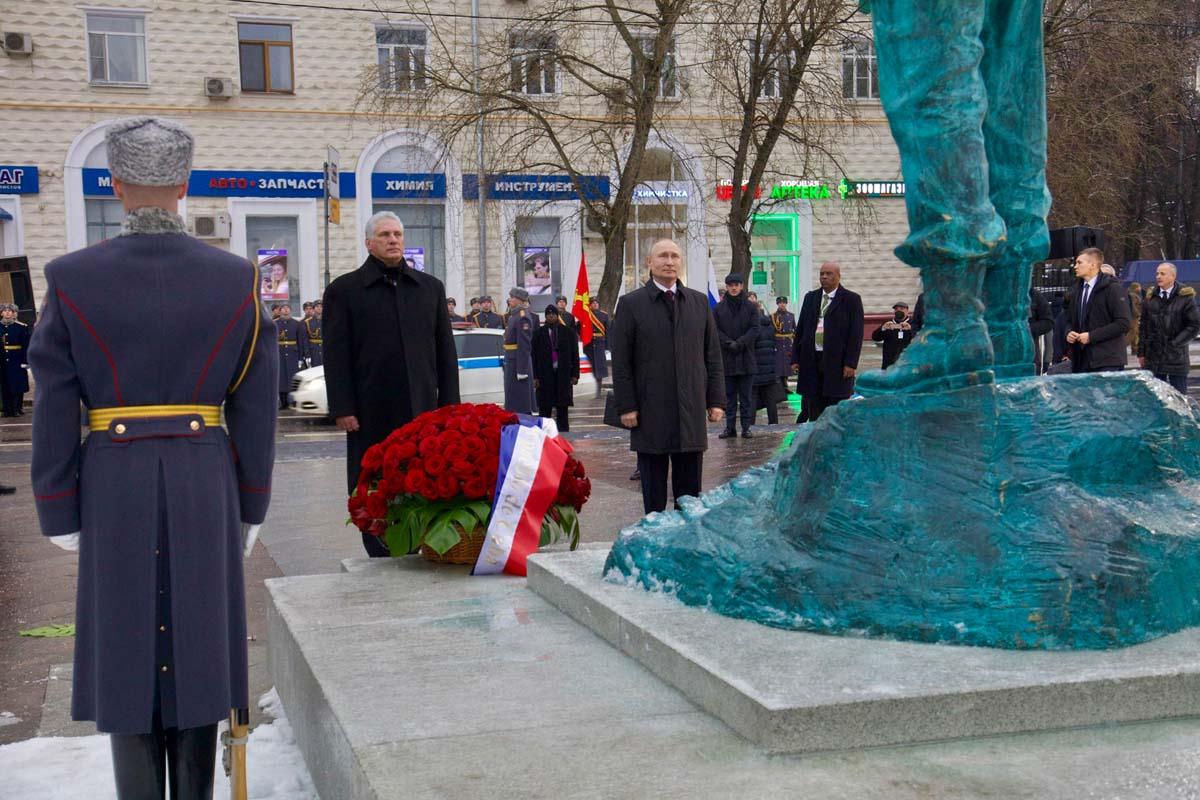 Denkmal für Fidel Castro in Moskau