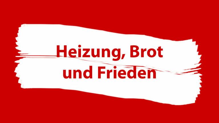 brot - Protestieren statt Frieren! - DKP, Soziale Kämpfe - Anzeigen