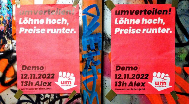 demoumver - Offener Brief an „Umverteilen“ - Demonstration, Soziale Kämpfe - Anzeigen