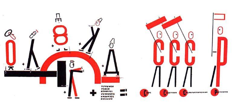 5101 El Lissitzky 003 - Für die unterdrückten Klassen und Nationen - Geschichte der Arbeiterbewegung, Klassenfrage, Klassenkämpfe, Sowjetunion - Hintergrund