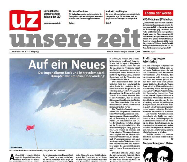 UZ 2022 01 Seite 01 201x300 1 - Gegen die staatlich verordnete Verblödung - Im Bild - Im Bild