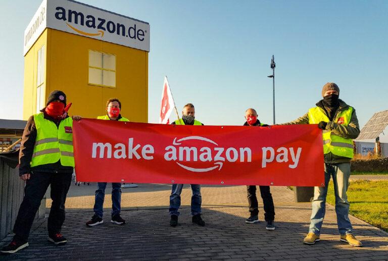 010201 Amazon - Weihnachtsstreiks - Amazon, Make Amazon Pay Day, Streik, ver.di - Wirtschaft & Soziales