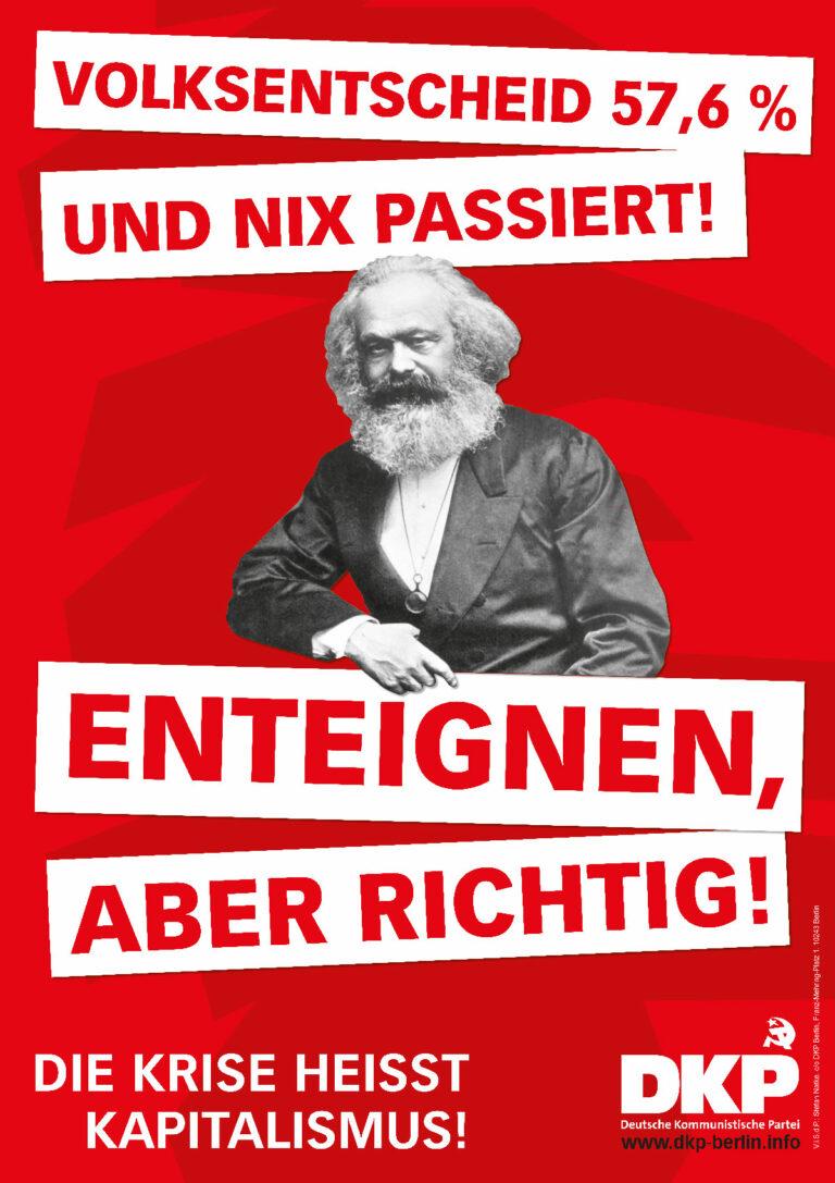 020501 berlin - Der Senat verdient eine 6 - DKP Berlin, Stefan Natke, Wahl zum Abgeordnetenhaus, Wahlkampf - Internationales