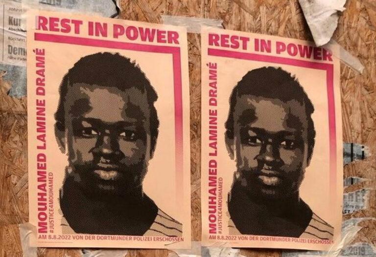 060502 dortmund - Staatsanwaltschaft bereitet Anklage vor - Carsten Dombert, Dortmund, Mouhamed Lamine Dramé, Polizeimord, Solidaritätskreis Mouhamed - Internationales