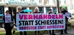 Protest vor Bayerischem Hof