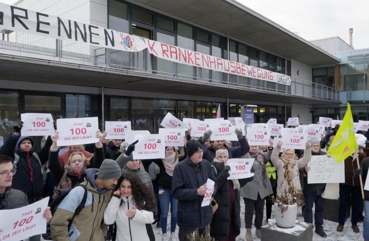 130201 - Unbefristeter Streik - Asklepios, Streik, Unikliniken Gießen und Marburg, ver.di - Wirtschaft & Soziales