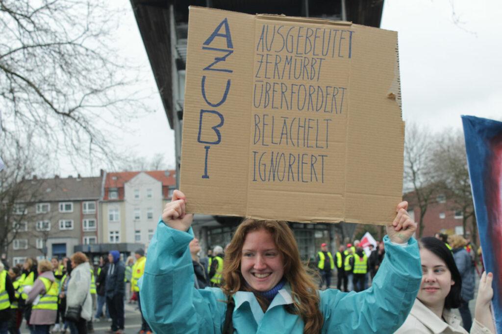 130303 - Von wegen „Folklore“ - Angelika Becker, Bernd Dreisbusch, Christine Behle, Gelsenkirchen, Karin Welge, Nina Brouka, René Hiller, Streik, Tarifrunde Öffentlicher Dienst, ver.di - Wirtschaft & Soziales