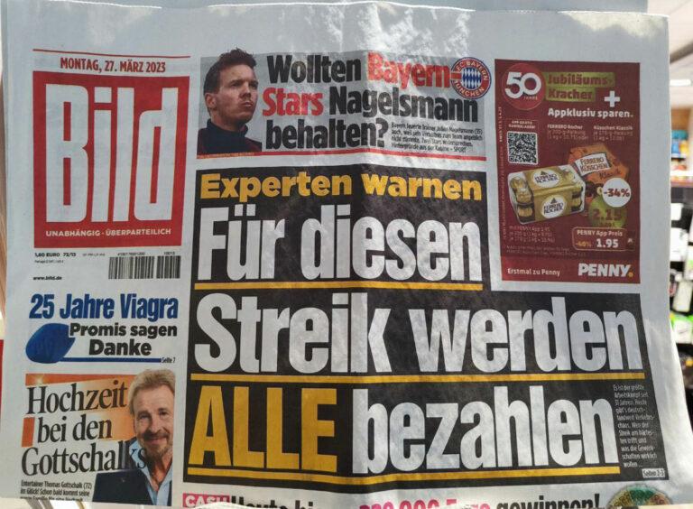 1309 BILD - Sturmgeschütz für die Formierung der Gesellschaft - Springer - Springer