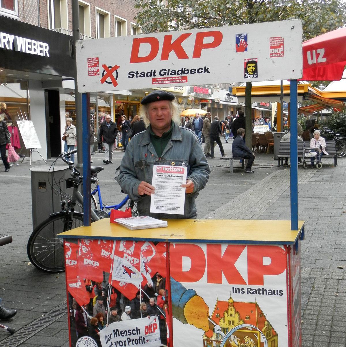 131201 - Energiesperren halbiert - DKP Gladbeck, Energiesperren, Gerhard Dorka - Politik