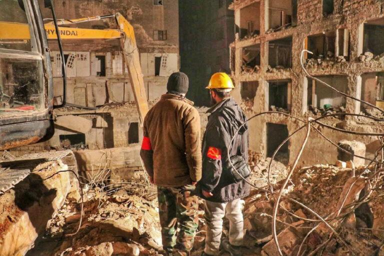 230907 Syrien - Über 18.000 Euro an Schwesterparteien gespendet - Erdbeben - Erdbeben