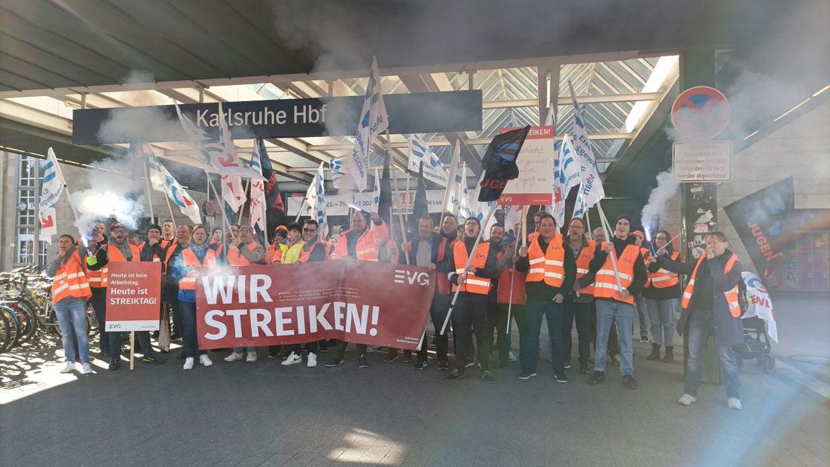 180201 Bahn - Verhandlung abgebrochen - Deutsche Bahn AG, EVG, Streik, Tarifrunde Bahn - Wirtschaft & Soziales