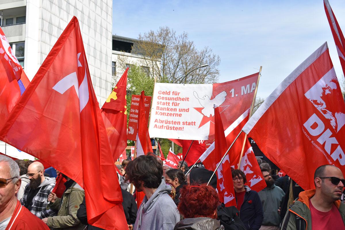 1Mai Berlin1 - Kommunisten auf den 1.-Mai-Demos - 1. Mai 2023 - Blog, DKP in Aktion