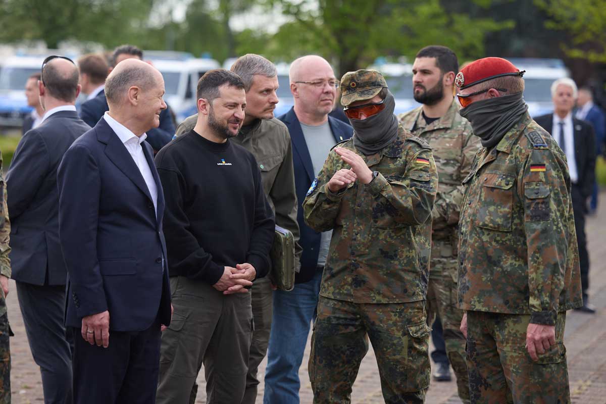 200101 Selenski Scholz - Selenski auf Waffentour - Aufrüstung, Bundesregierung, Kriege und Konflikte, Ukraine - Internationales