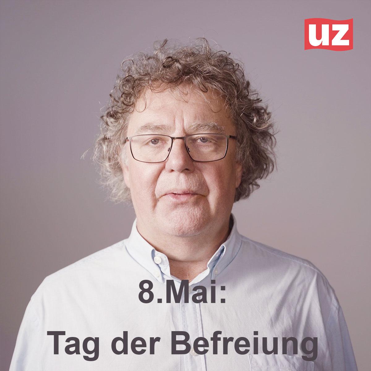 230505 8 Mai thumbnail - Ein Jubiläum, das wir vergessen sollen - DKP, Patrik Köbele, Tag der Befreiung vom Faschismus - Blog, DKP in Aktion