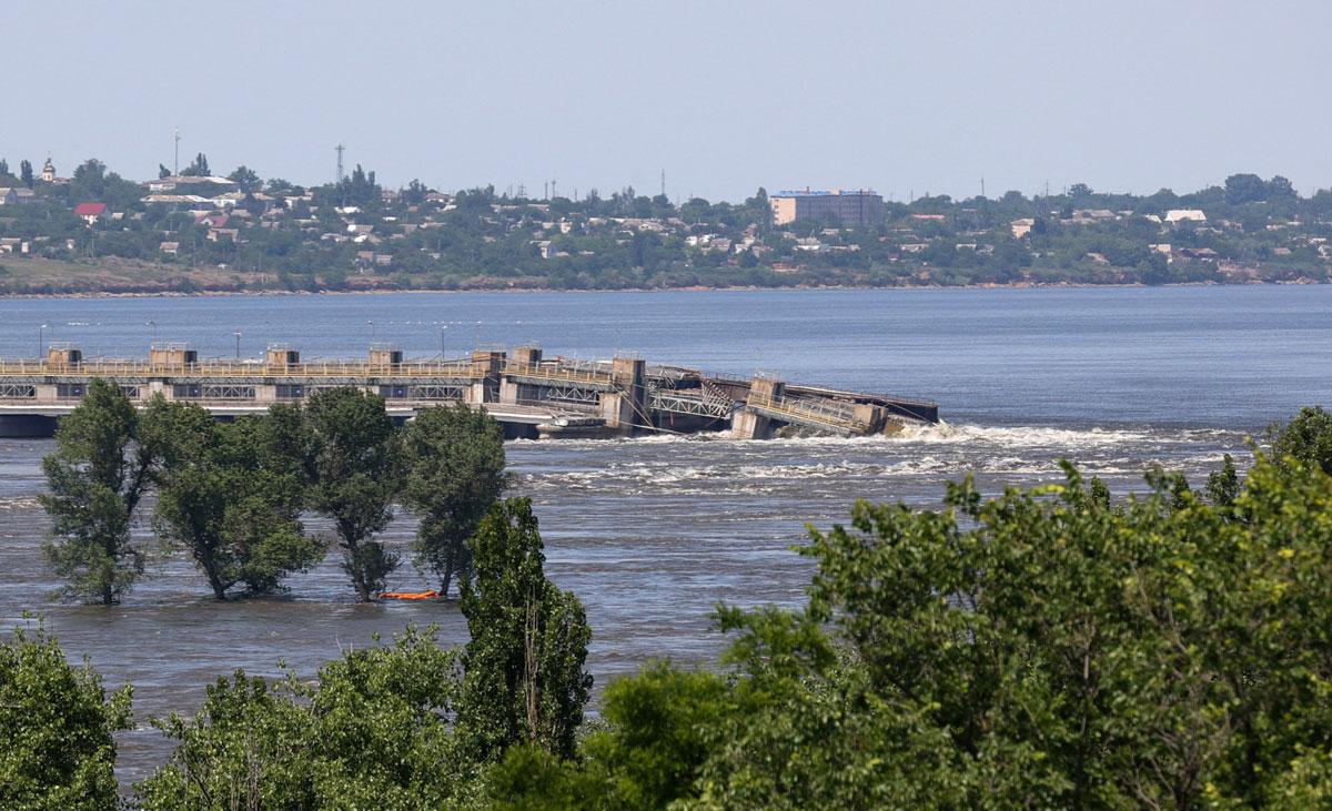 240701 Staudamm - Wem nützt es? - Antirussische Propaganda, Atomkraftwerk Saporischja, Kachowka-Staudamm, Russland, Ukraine-Krieg - Internationales