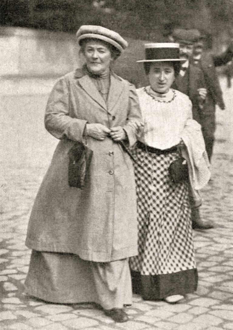 241201 Zetkin Luxemburg 1910 - Clara Zetkins Weg - Hintergrund - Hintergrund