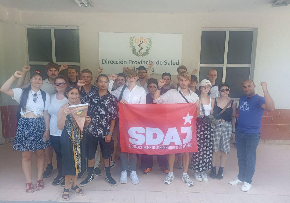 Solidaritätsbrigade der SDAJ in Kuba