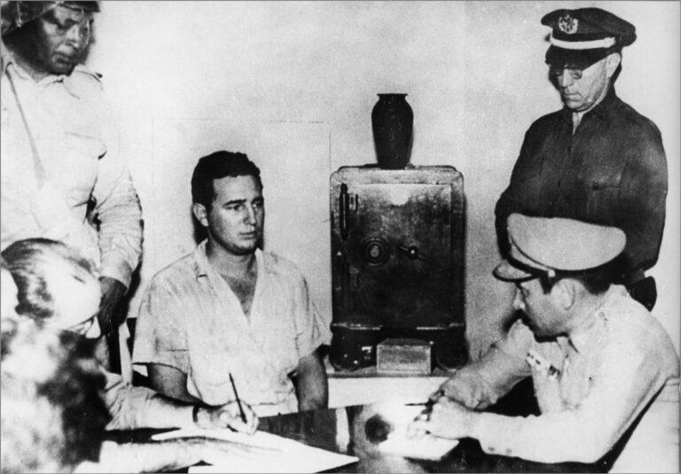 Fidel Castro under arrest after the Moncada attack - 26. Juli 1953: Startschuss der kubanischen Revolution - Fiesta de Solidaridad - Fiesta de Solidaridad