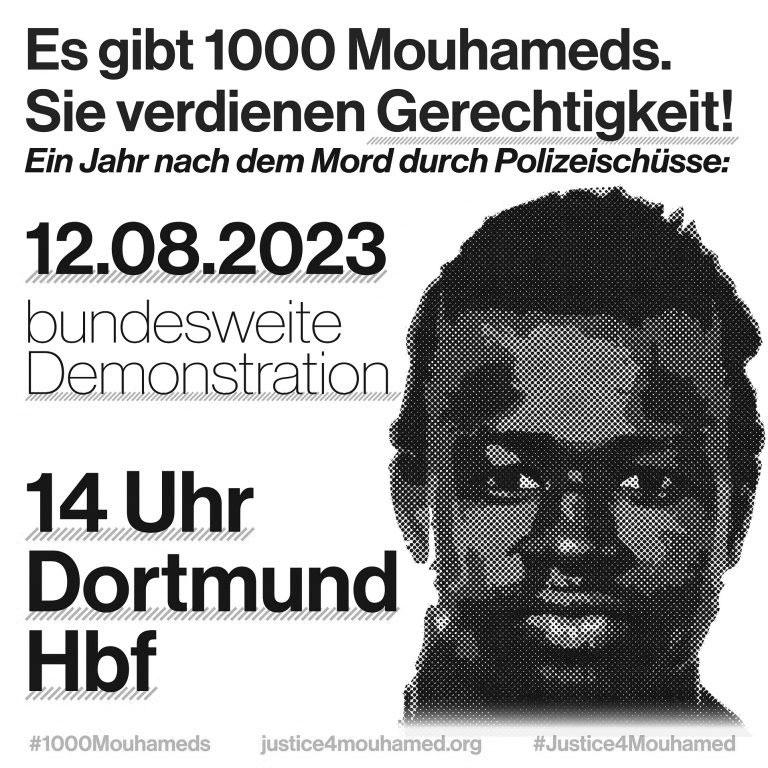 310502 Interview stattPortrait - Pfefferspray, Taser, Maschinenpistole - Dortmund, Mouhamed Lamine Dramé, Polizeimord, Solidaritätskreis Mouhamed, William Dountio - Politik