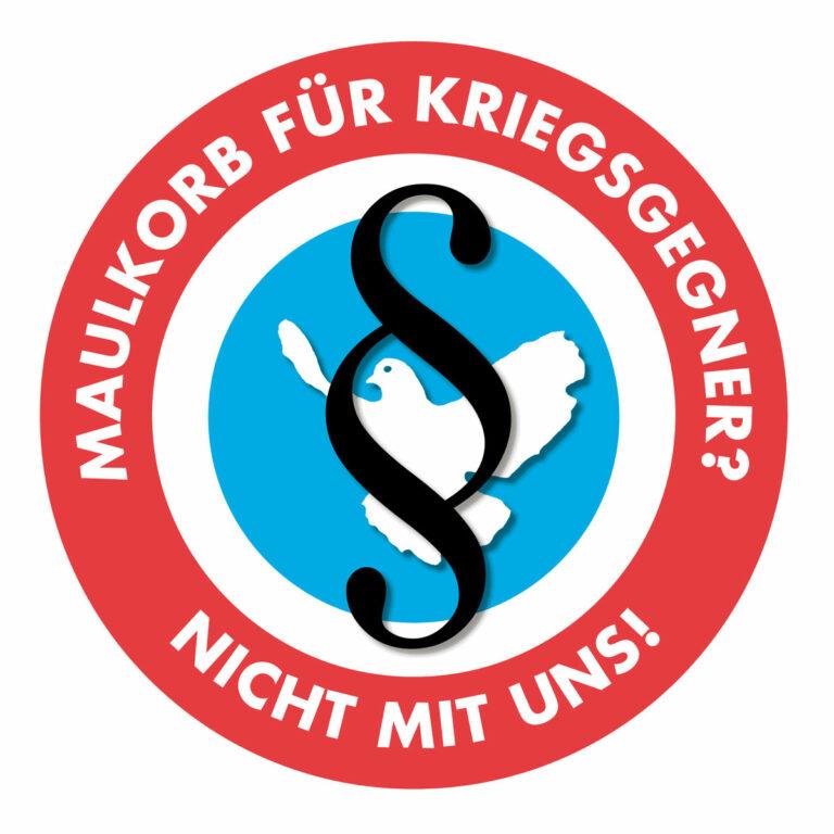 maulkorb - Bangemachen gilt nicht - Antikriegstag 2023 - Antikriegstag 2023