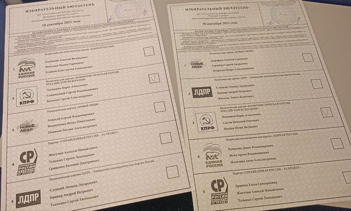 380701 Donbass - Abstimmung unter Feuer - Donezker Volksrepublik, KPRF, VR Lugansk - Internationales