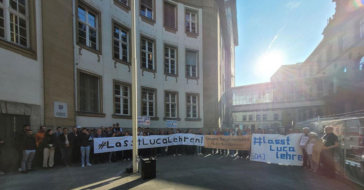 Luca 7 - Lasst Luca lehren! - Berufsverbot, Luca S., Solidaritätskomitee "Lasst Luca Lehren" - Blog