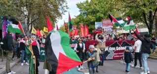 Auf die Straße für Frieden in Palästina