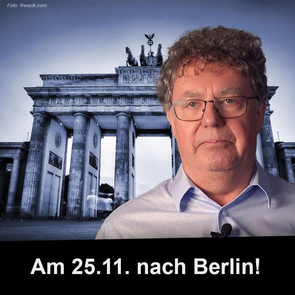 Thumbnail PK Mobi 25 - Am 25. November nach Berlin – für den Frieden! - 25. November 2023, Friedensbewegung, Patrik Köbele - Blog