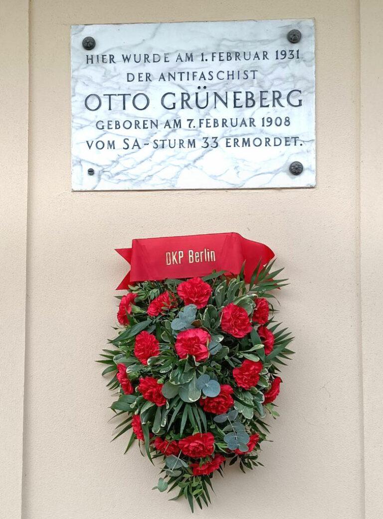 060502 Bildmeldung - Gedenken an Otto Grüneberg - Politik - Politik