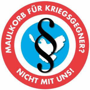 130501 Maulkorb Logo - Gegen die Einschüchterung - Heinrich Bücker, Repression - Politik