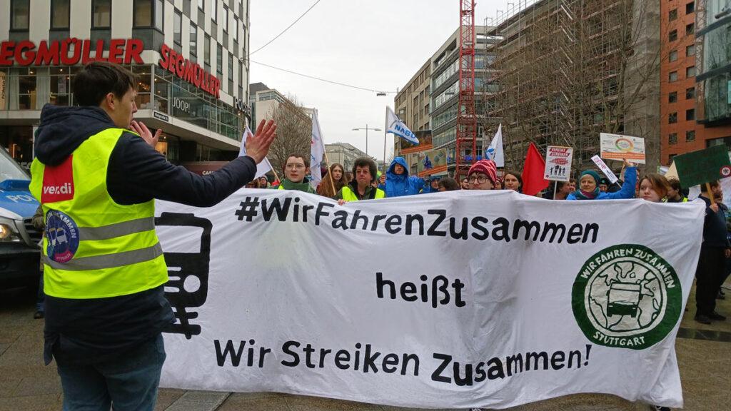 20240301 103733 - Mehr Fahrgäste, weniger Fahrer - Fridays for Future, ÖPNV, Streik, ver.di Baden-Württemberg - Blog