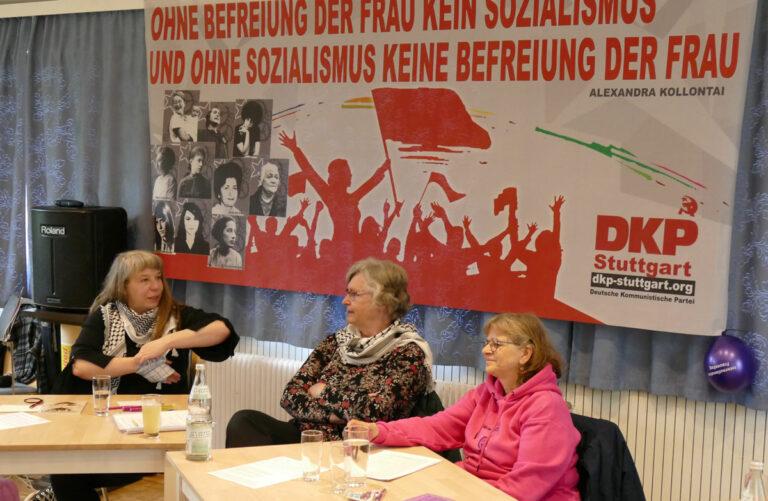 P1110215 - Frauentag im Zetkin-Haus - Angelika Becker, Christa Hourani, Clara-Zetkin-Haus, Internationaler Frauentag 2024, Konni Lopau, Melina Deymann, Stuttgart - Blog