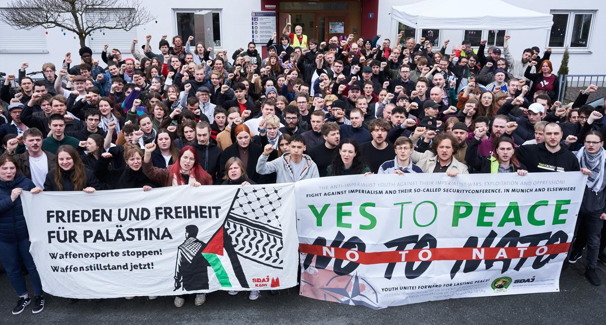 140401 Buko1 - Für die Rechte der Jugend - Andrea Hornung, deutscher Imperialismus, DKP, Hochschulen, Internationale Solidarität, Palästina-Solidarität, SDAJ-Bundeskongress - Politik