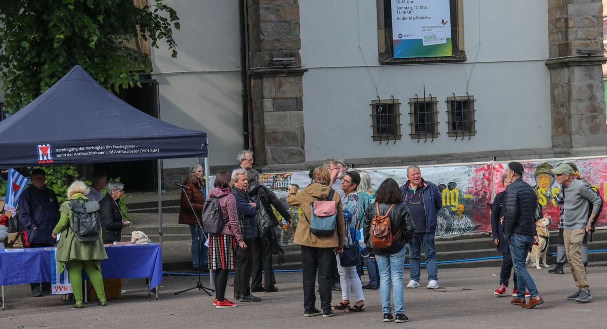 2024 8 Mai VVN Essen 01 1 - Kämpferisches Gedenken - 8. Mai 2024, 9. Mai 2024, Berlin, DKP, DKP Berlin, Repression, Tag der Befreiung vom Faschismus, Tag des Sieges im Großen Vaterländischen Krieg - Blog