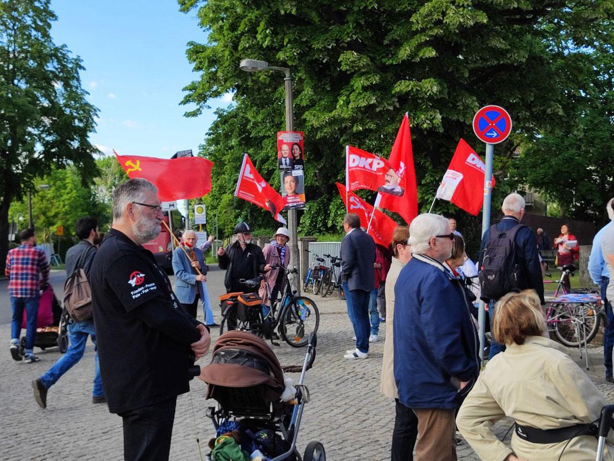 Karlshorst 2 - Kämpferisches Gedenken - 8. Mai 2024, 9. Mai 2024, Berlin, DKP, DKP Berlin, Repression, Tag der Befreiung vom Faschismus, Tag des Sieges im Großen Vaterländischen Krieg - Blog