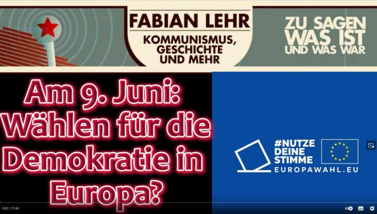 Lehr - Den antidemokratischen Charakter der EU anklagen - EU-Wahl 2024 - EU-Wahl 2024