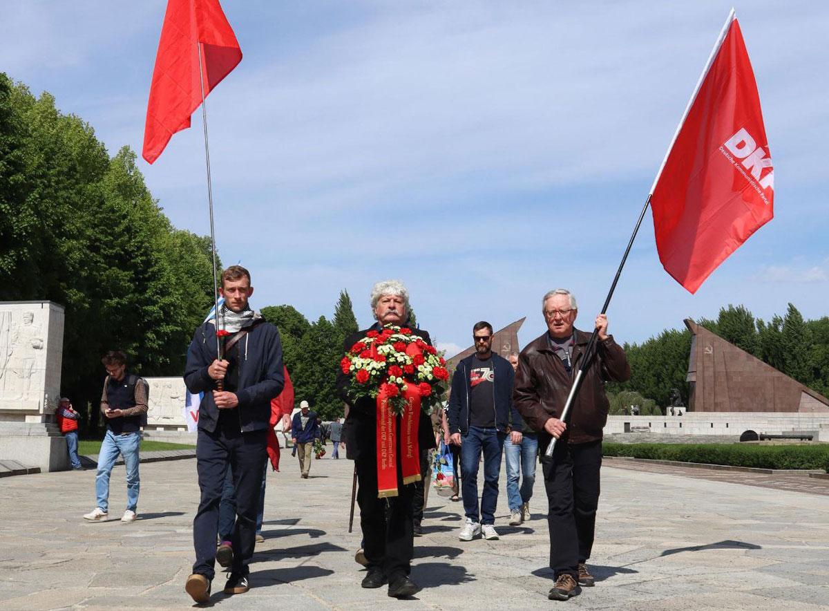 Treptow 1 - Kämpferisches Gedenken - 8. Mai 2024, 9. Mai 2024, Berlin, DKP, DKP Berlin, Repression, Tag der Befreiung vom Faschismus, Tag des Sieges im Großen Vaterländischen Krieg - Blog