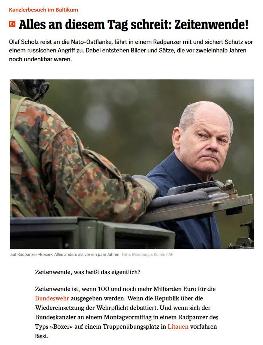 seite 9 - Sturmgeschütz - Christoph Hickmann, Der Spiegel, Kriegspropaganda, Zeitenwende - Positionen