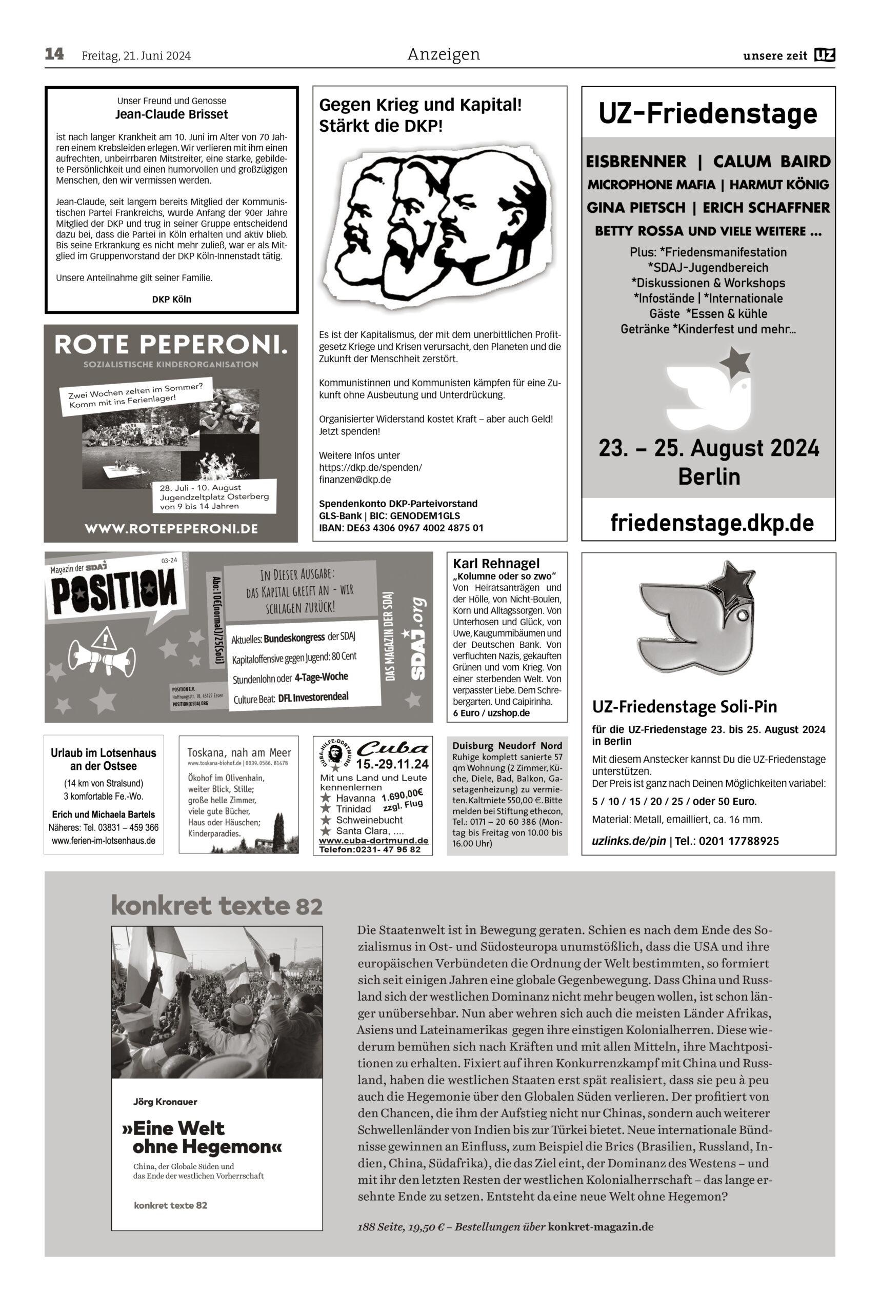 UZ 2024 25 Seite 14 scaled - Anzeigen 25-2024 - UZ vom 21. Juni 2024 - UZ vom 21. Juni 2024
