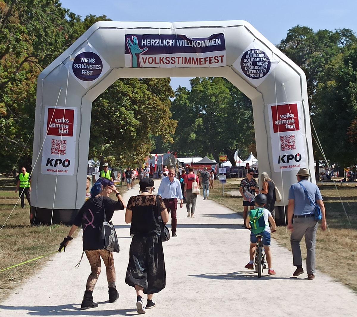 IMG 20240902 102741 - Viel Fest und ein bisschen Wahlkampf - KPÖ, Volksstimmefest, Wien - Blog