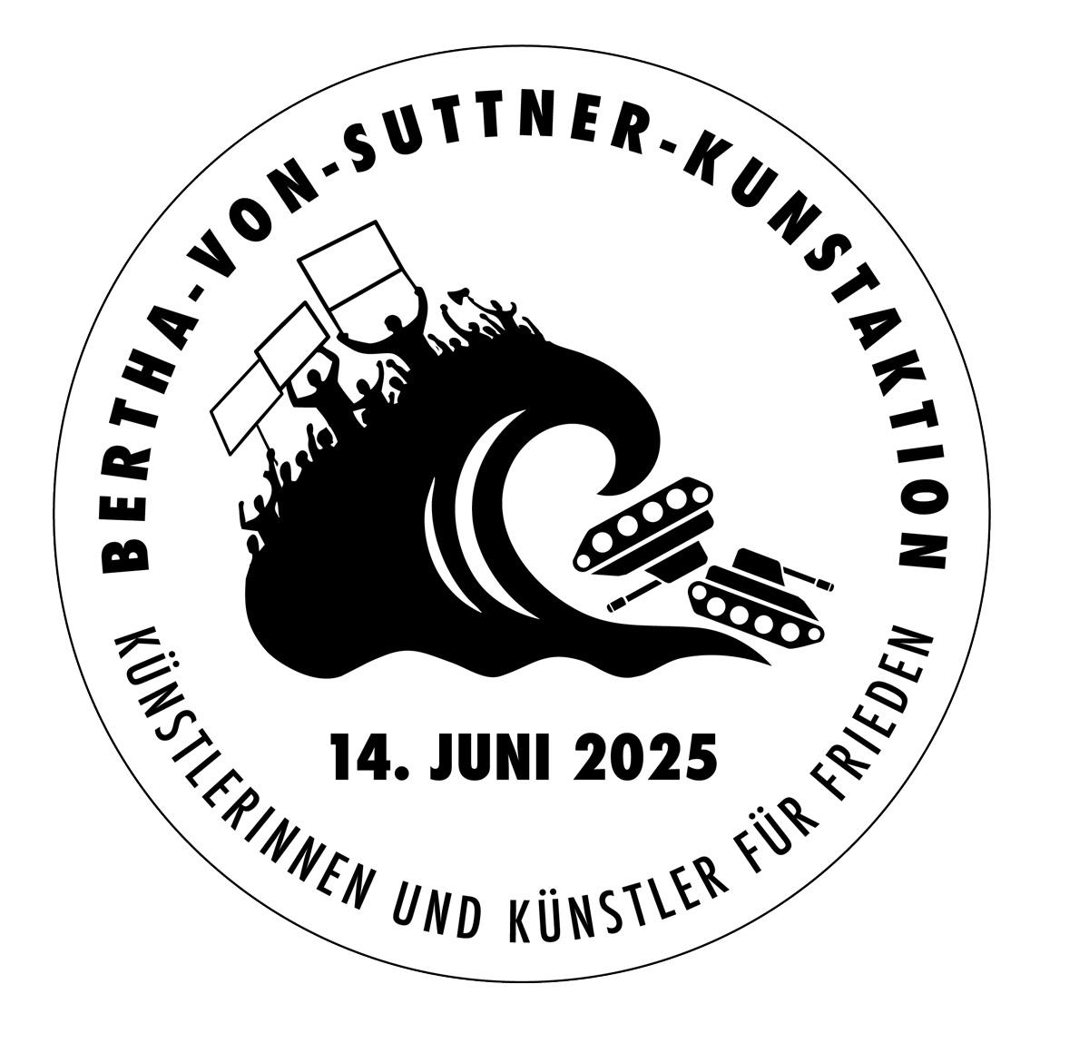 201101 KKfFrieden logo - Nein zum Krieg! Die Waffen nieder! - Bertha von Suttner, Christiane Pacyna-Friese, Jane Zahn, Kunstaktion, Künstlerinnen und Künstler für den Frieden - Kultur