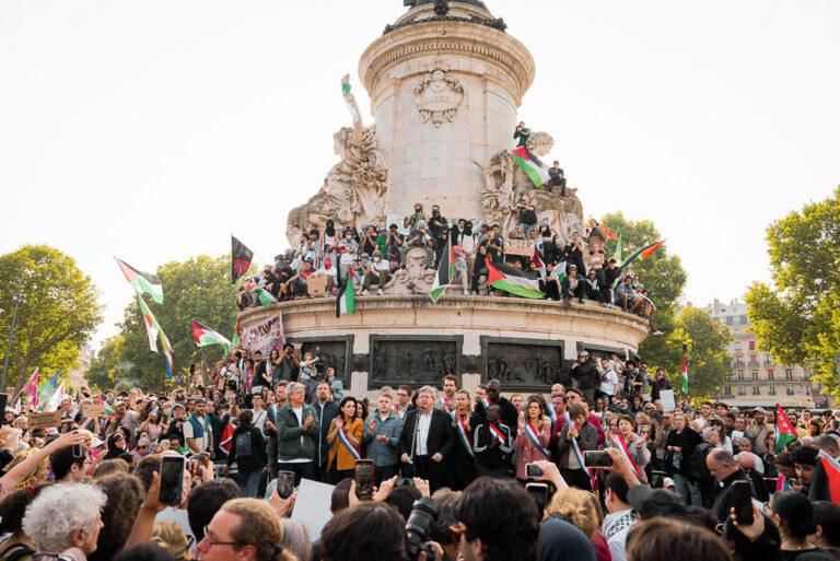 240101 Paris - Menschenraub im Mittelmeer - Freedom Flotilla, Gaza, Greta Thunberg, Haftbefehl, Isreal, Madleen, Palästina-Solidarität, Völkermord, Waffenlieferungen - Internationales