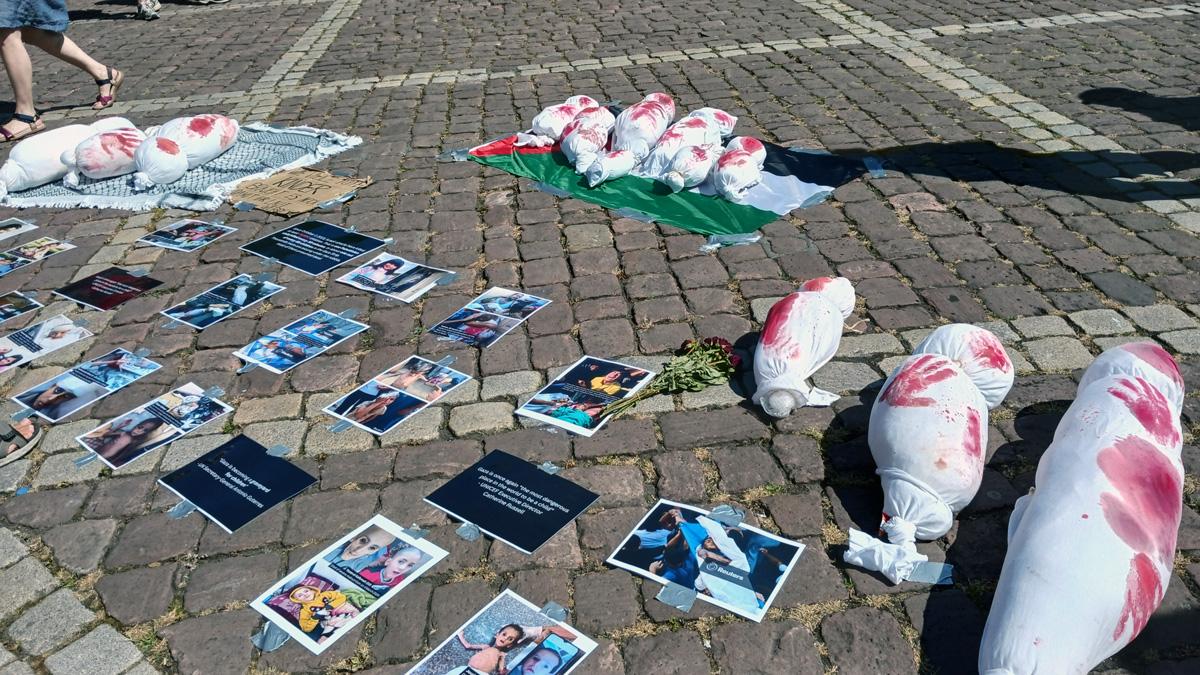 20250705 155428 - Gerechter Frieden statt Genozid - Alhassan Elmasri, Friedensvernetzung Südwest, Heidelberg, Helga Baumgarten, Palästina-Solidarität, Repression, Tsafrir Cohen - Blog, Politik