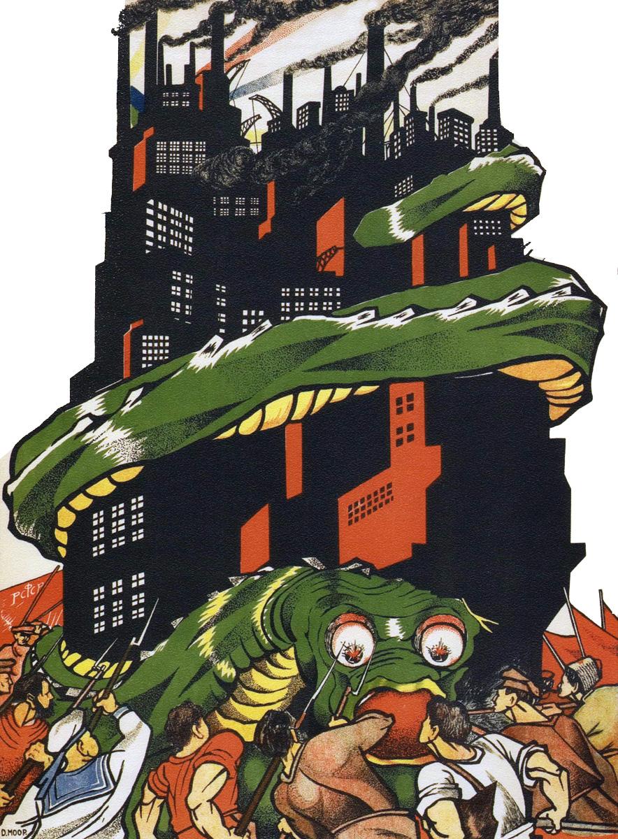 3010 Death of International Imperialism poster 1919 2 - Multipolarität und Imperialismus - UZ vom 25. Juli 2025 - UZ vom 25. Juli 2025