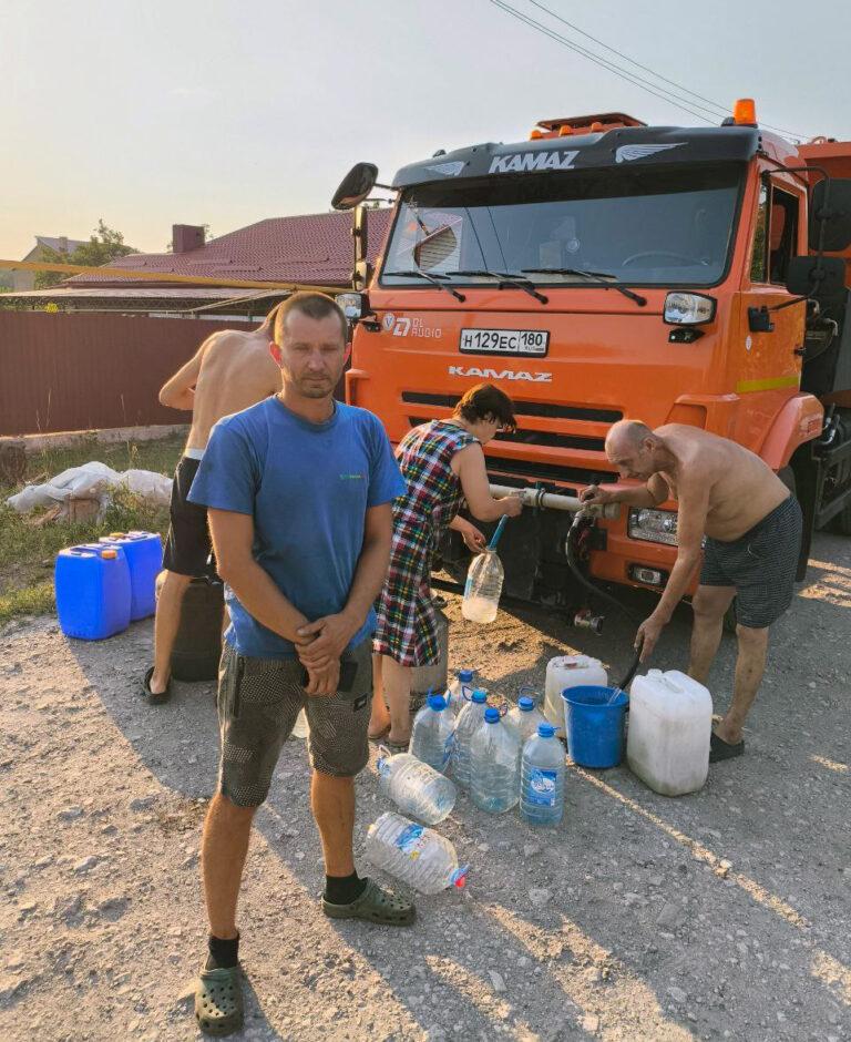 310601 Donbass - Wassermangel im Donbass - Denis Puschilin - Denis Puschilin